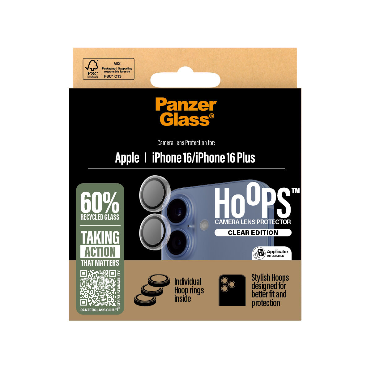 Protector de Pantalla para Móvil Panzer Glass 1285 Apple